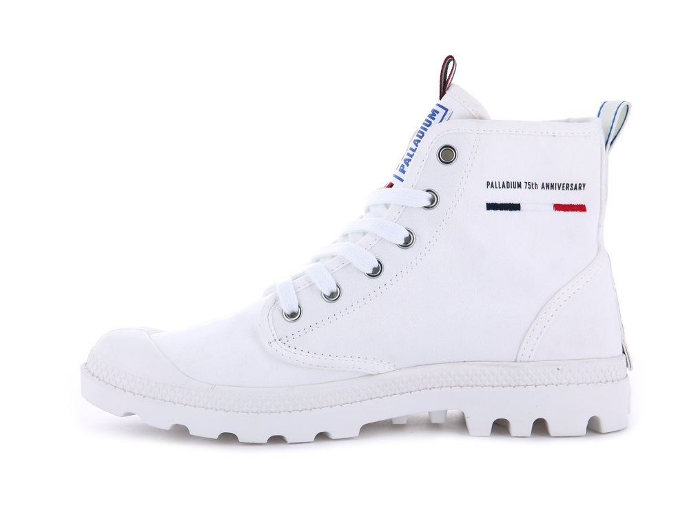 Botas Palladium PAMPA HI DARE 75TH Hombre Blancas | Costa Rica-20376